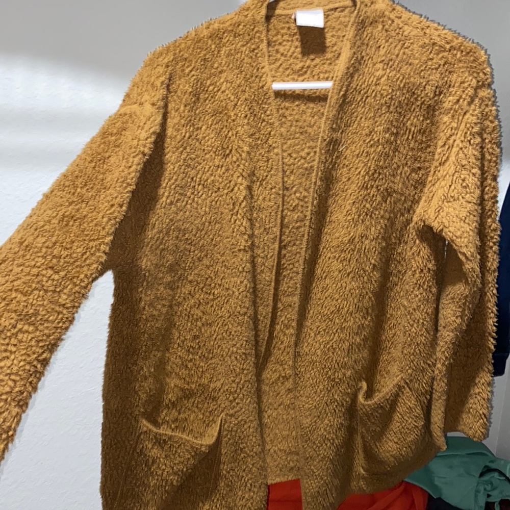 Brown Faux Fur Cardigan